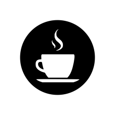 Coffee Lover Icon SVG – Minimalist Coffee Cup Design for DIY Projects