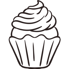 simple cupcake