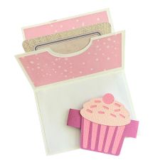 3D Cupcake Gift Card Holder - Silhouette Studio Cutting Design