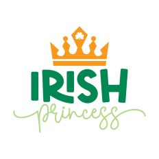 Irish Princess with Crown