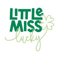 Little Miss Lucky with Shamrock
