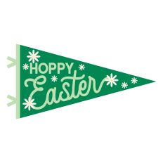 Hoppy Easter Pennant