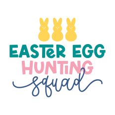 Easter Egg Hunting Squad with Bunnies