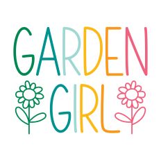 Garden Girl with flowers