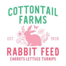 Cottontail Farms Rabbit Feed with Bunny Silhouette