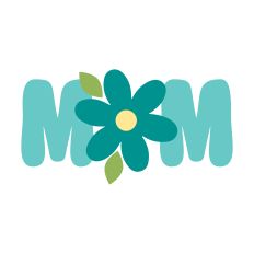 Mom with flower
