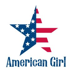 American Girl with star