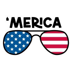 'Merica with glasses