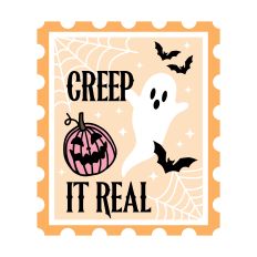 Creep It Real with ghost and bat