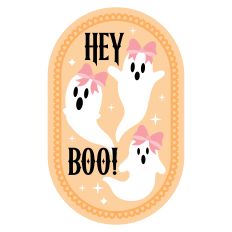 Hey Boo! with girl ghosts