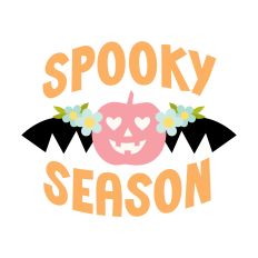 Spooky Season with winged jack o'lantern