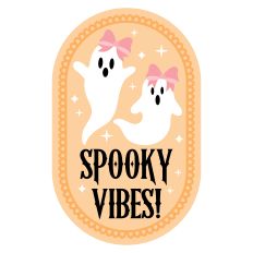 Spooky Vibes! with girl ghosts