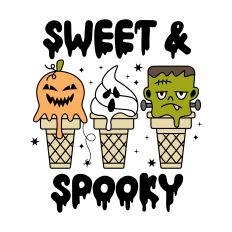 Sweet & Spooky with ice cream cones