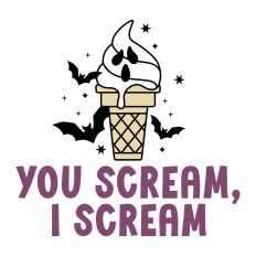 You Scream, I Scream with ice cream cone