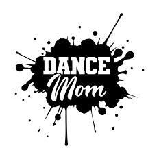 Dance Mom with splatter