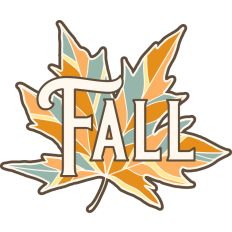 Fall with Maple Leaf