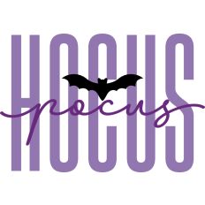 Hocus Pocus Tall Letters with Script