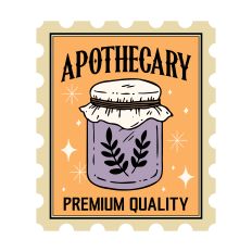 Apothecary Premium Quality with jar
