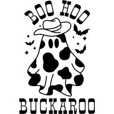 Boo Hoo Buckaroo Ghost, Western Ghost B/W