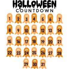 Halloween Countdown Calendar