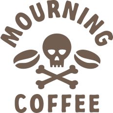 Mourning Coffee with Skull