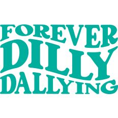 Forever Dilly Dallying Wavy Font