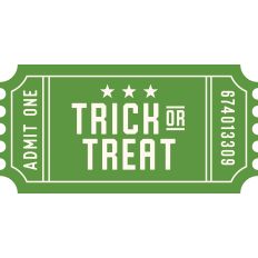 Trick or Treat Ticket Coupon