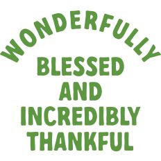 Wonderfully Blessed and Incredibly Thankful