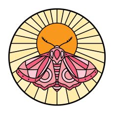 Colored Luna Moth