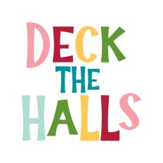 Deck the Halls Multi-colored