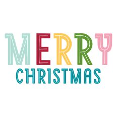 Merry Christmas Multiple Colors