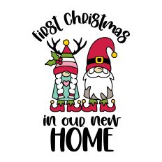 First Christmas in Our New Home Gnomes