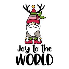 Joy to the World Holiday Gnome