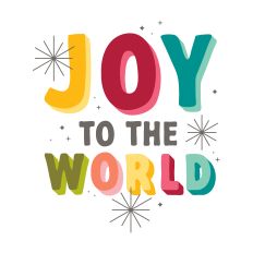 Joy to the World Shadow Letters of Joy