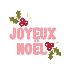 Joyeux Noel Puffy Letters