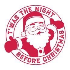 T'was the Night Before Christmas Santa Claus