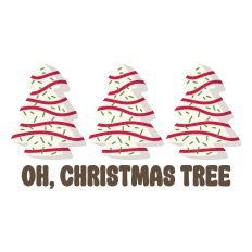 Oh Christmas Tree Snack Cake Trees