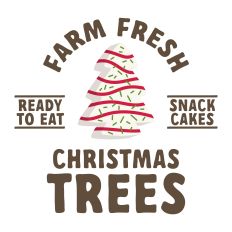 Farm Fresh Christmas Trees Ready to Eat Snack Cake