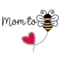 MomTo Bee with a heart and bee