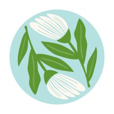 Funky Floral Round