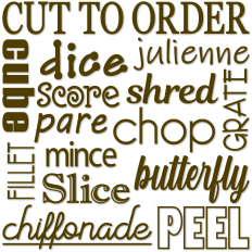 Cut To Order Word Block Art