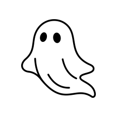Cute Ghost SVG | Halloween SVG | Ghost Clip Art
