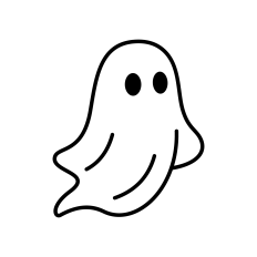 Cute Ghost SVG | Halloween SVG | Ghost Clip Art
