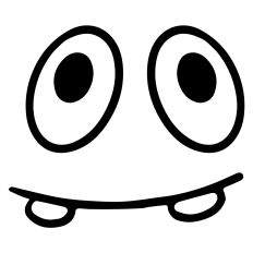 Cute Monster Face