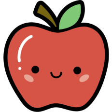 kawaii apple