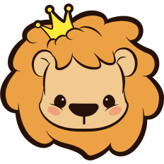 baby king lion face