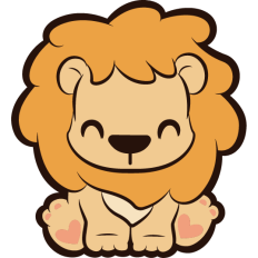 cute baby lion