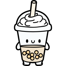 cute bubble tea