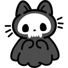 cute cat ghost