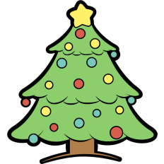 decorated christmas tree